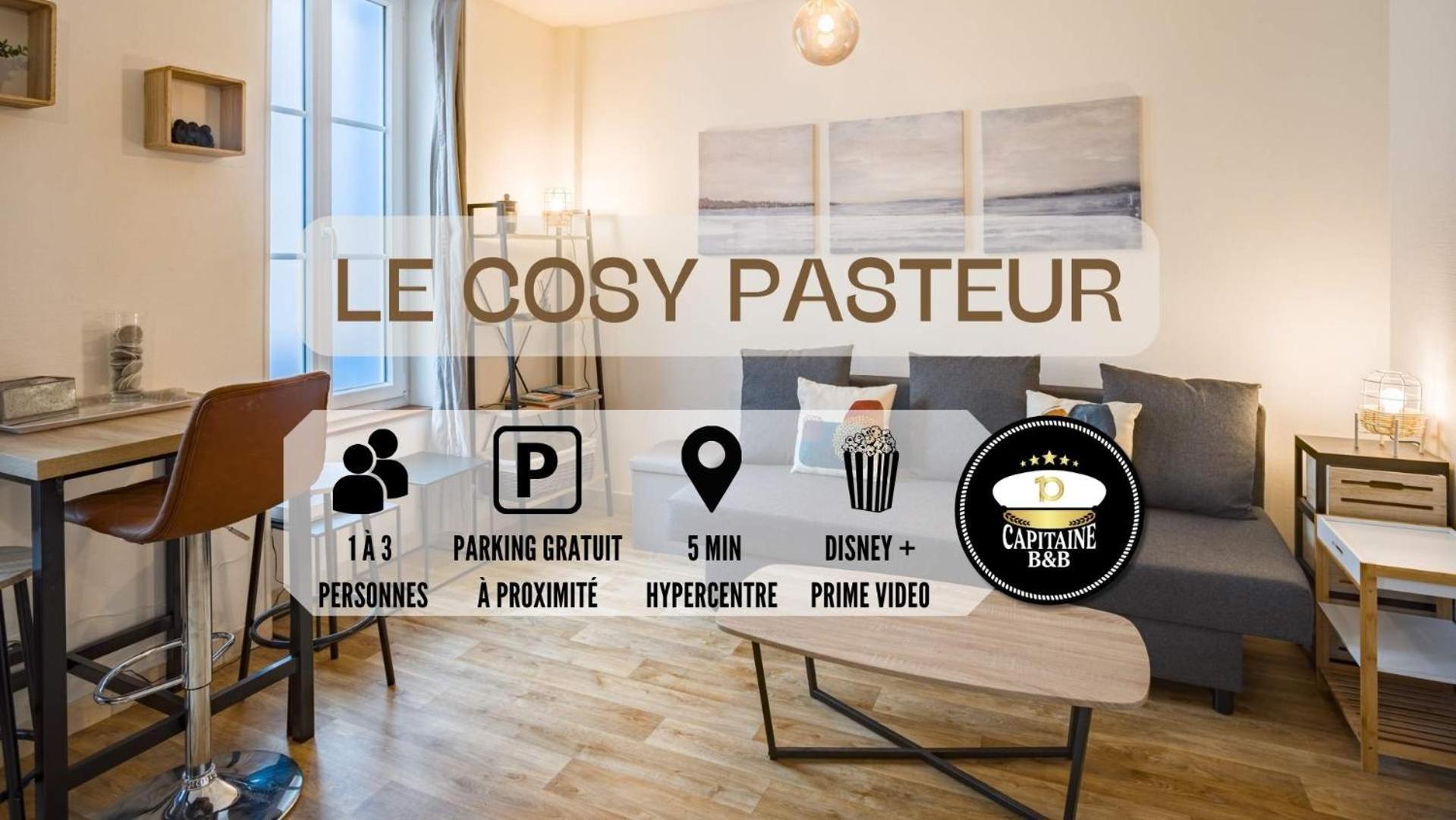 Appartement Le Cosy Pasteur 5 Min Hypercentre Parking Public Gratuit A Proximite à Troyes Extérieur photo